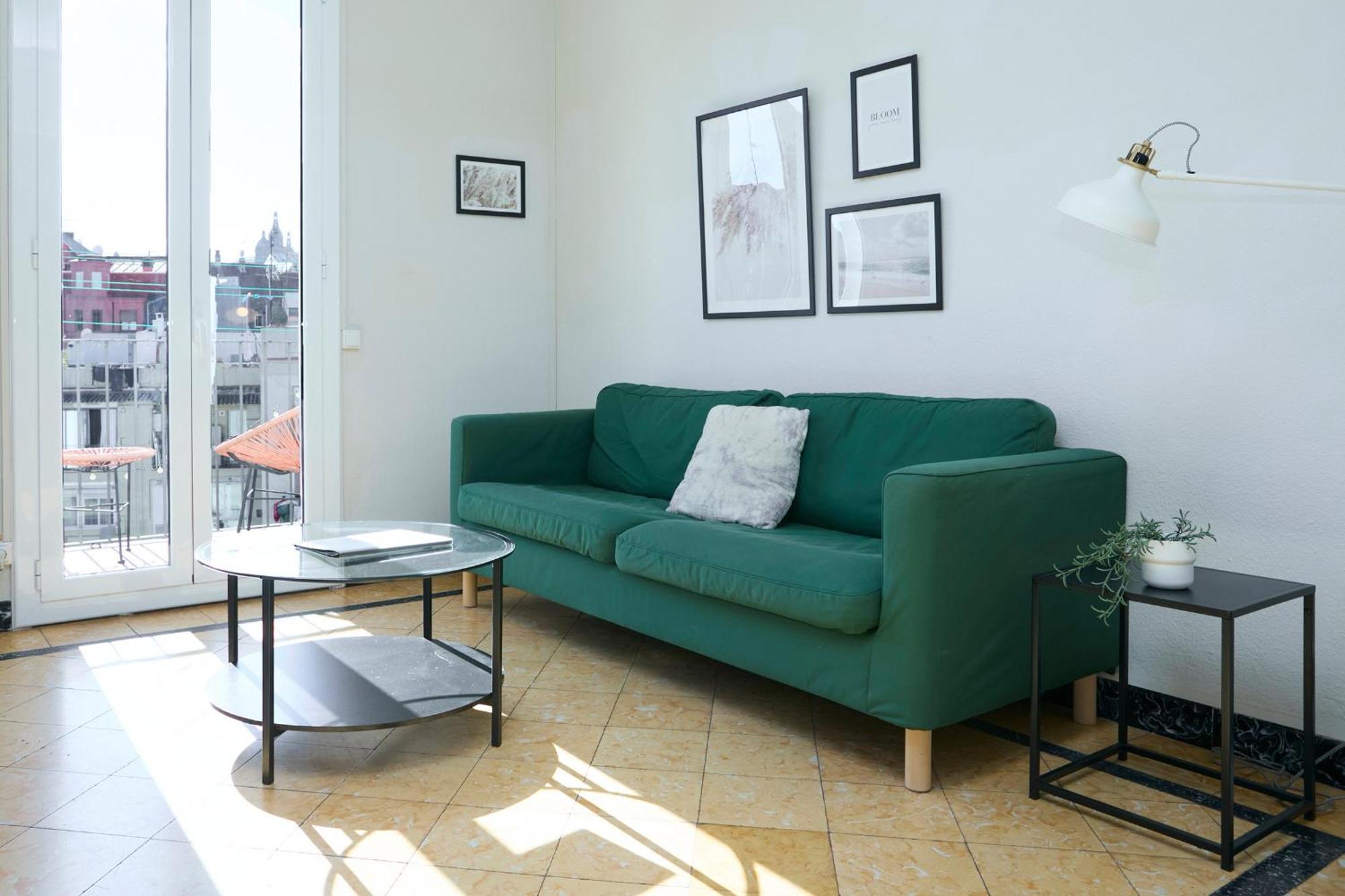 63Par1016- Sunny Apartment In Paralel 巴塞罗那 外观 照片